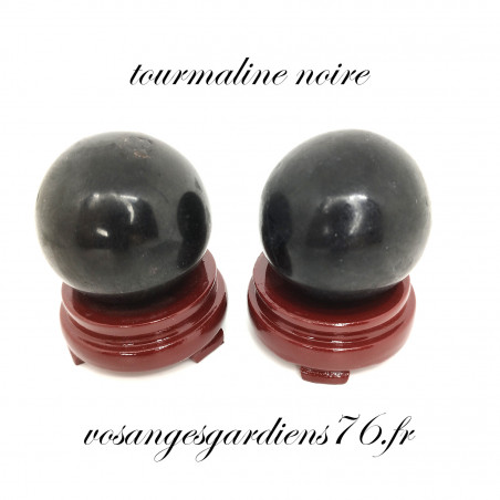 Sphère Tourmaline Noire A 50 à 60mm