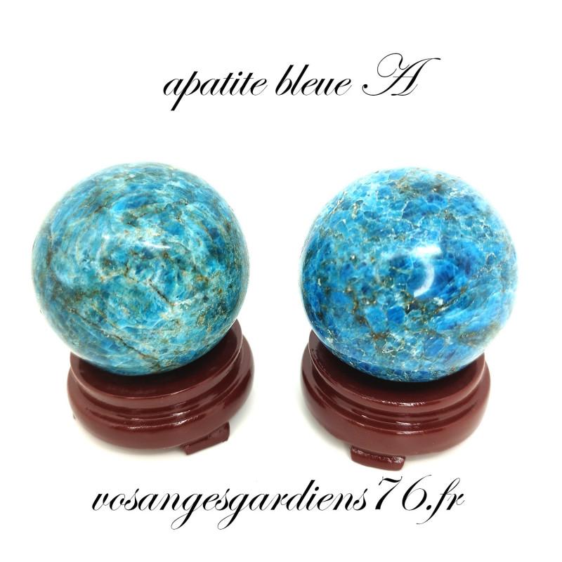Sphère Apatite Bleue A 50 à 60mm