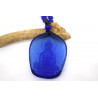 Collier en verre bleu Bouddha