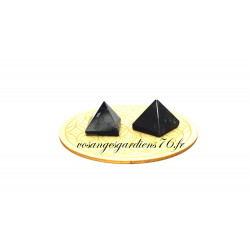 Pyramide 15  25mm Tourmaline Noire