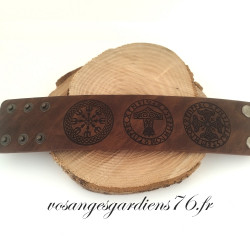 Bracelet cuir celtique
