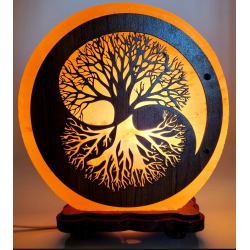 Lampe de Sel Arbre de Vie Yin-Yang 5KG