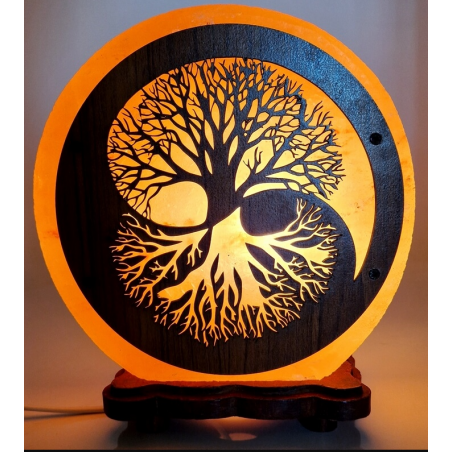 Lampe de Sel Arbre de Vie Yin-Yang 5KG
